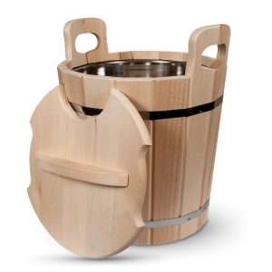 Запарник 16 л с нержавеющей вкладкой с крышкой ЛТ-15