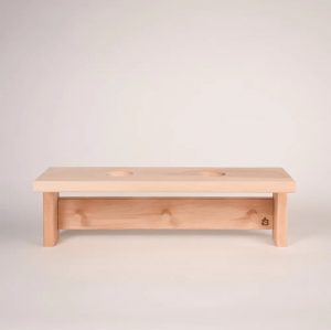 Полка для трав и веников Левада Д3, ольха, 2 отверстия