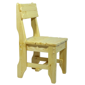 Стул "Русич" 440х500хН900 (Прозрачный лак)