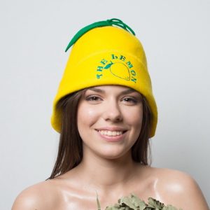 Колпак банный "Лимон"