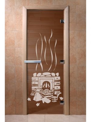 Дверь DoorWood "Банька" Бронза 1900х700