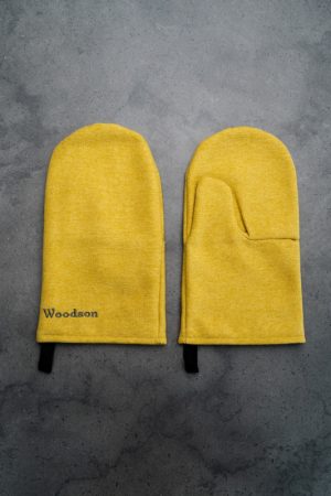 Рукавицы для парения Woodson цвет горчичный