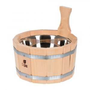 Шайка 5л с нерж вставкой Ольха