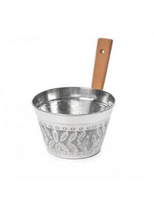 Ушат MINI 3л ручка бук ALUM 100%