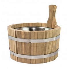 Шайка 5л с нержавеющей вкладкой Дуб ДЛТ-12