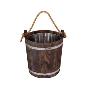 Запарник Woodson с нерж. вставкой, 12л, дуб темный