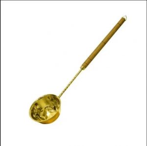 Черпак 100% латунный "Добрыня" 50см