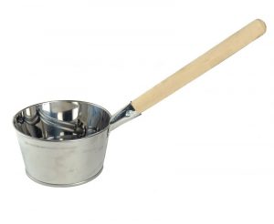 Ковш банный 1.5л нерж сталь ДАП-2