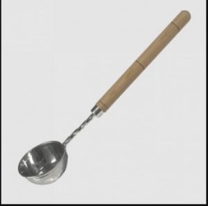 Черпак MINI 0,15л ручка бук ALUM 100%