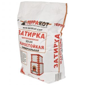Затирка белая "Терракот" (5кг) жаростойкая