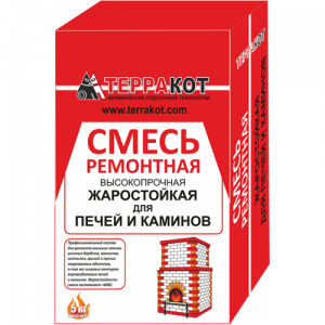 Смесь ремонтная "Терракот" жаростойкая, 10кг