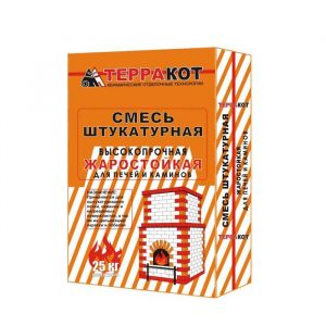 Смесь штукатурная "Терракот" Жаростойкая 25кг