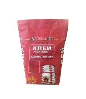 Клей усиленный "Терракот" жаростойкий, 5кг