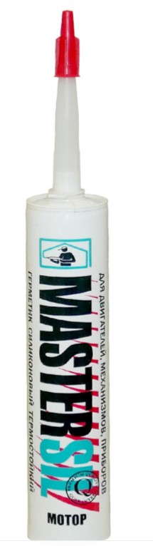 Герметик термостойкий силиконовый красный 310мл