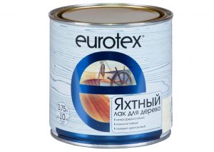 Евротекс лак яхтный глянцевый 0.75