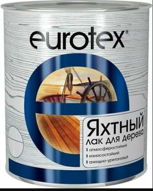Евротекс лак яхтный полуматовый 0.75