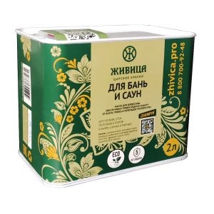 Масло по дереву для бань и саун "Живица" 2л