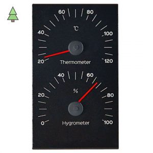 Термогигрометр MW-Alu (Black)