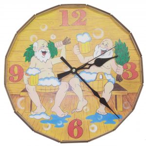 Часы "Пиво" цветные