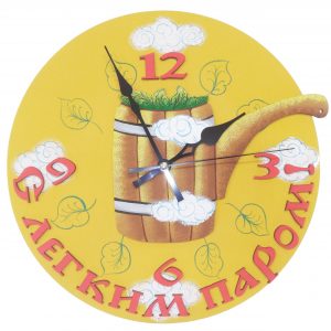 Часы "Каменка" цветные