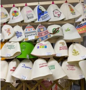 Шапка банная в ассортименте (250)