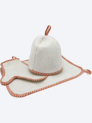 Комплект "Классика" (3 предмета), войлок, (белый)