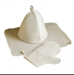 Комплект "Банщик" (3 предмета), войлок