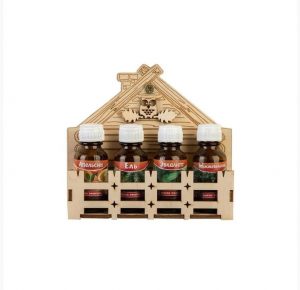 Полка с маслами "Сова в бане"