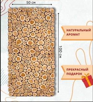 Панно из можжевельника на щите 1000*500мм