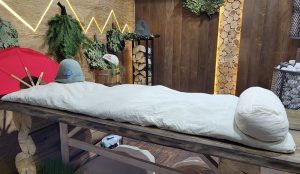 Матрас для бани из лугового сена с мятой