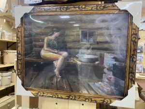 Картина "Девушка" 30х40см