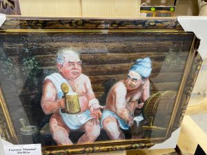 Картина "Мужики" 30х40см