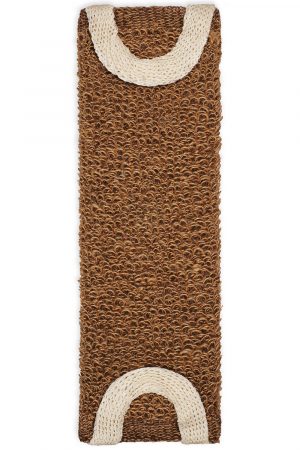 Мочалка с ручками длинная, Крапива, 32х11