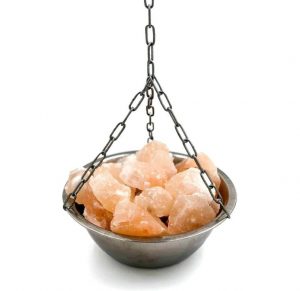 Арома чаша с гималайской солью 12см нерж