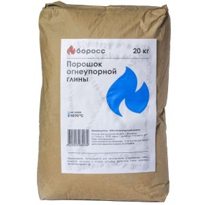 Порошок огнеупорной глины Боросс 20кг