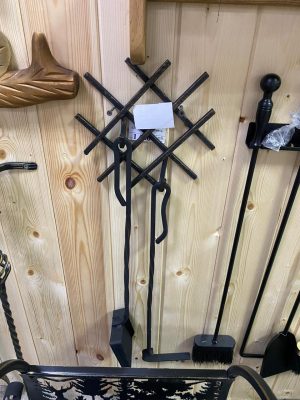 Каминный набор настенный (2 предмета) "Ромб"