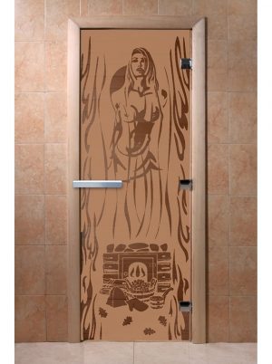 Дверь DoorWood "Горячий пар" Бронза матовая 1900х700