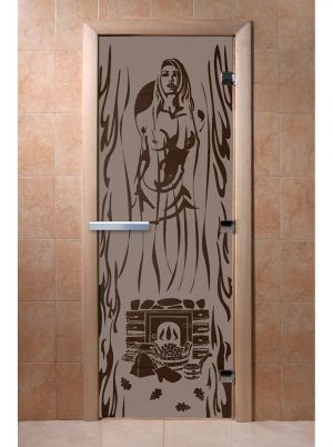 Дверь DoorWood "Горячий пар" Графит матовая 1900х800