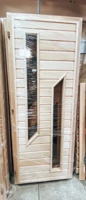 Дверь стекло коробка липа 180х70