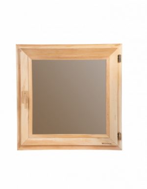 Окно Woodson 40х40, стекло бронза, ольха