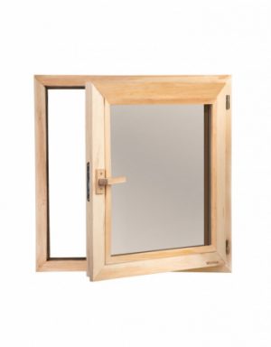 Окно Woodson 50х50, стекло бронза, ольха