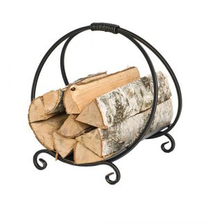 Дровница Везувий кованая D150B