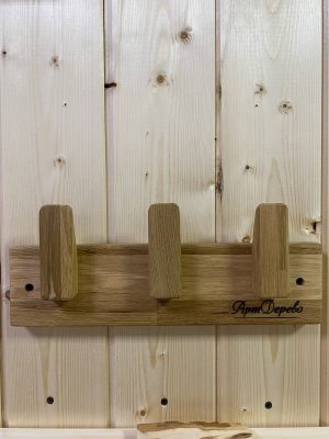 Вешалка АртДерево 3 крючка, дуб