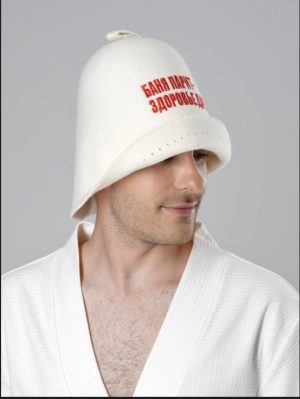 Колпак банный "Баня парит-здоровье дарит"