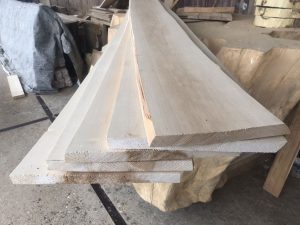 Доска необрезная липа (160-300)х20х2000 мм