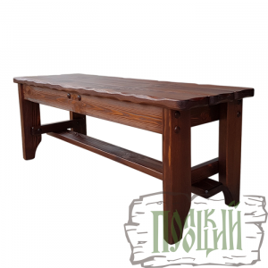 Лавка "Русич", 1600х400хН460 (Старый Орех)