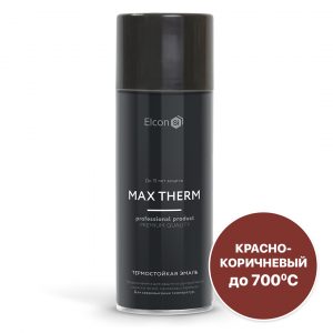 Краска термостойкая ELCON (520мл, 700С) Красно-коричневая, аэрозоль