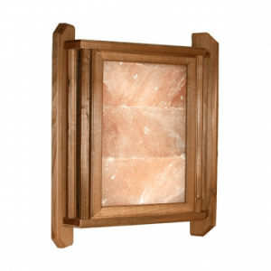 Абажур угловой из термолипы с гималайской солью (3 плитки) 37х48см