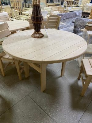 Стол круглый 120хh75, ольха