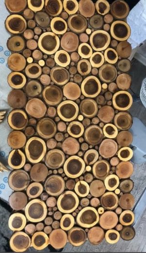 Панно из спилов 3-х Пород 60х30см